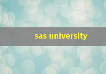 sas university